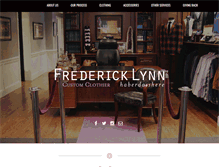Tablet Screenshot of fredericklynn.com